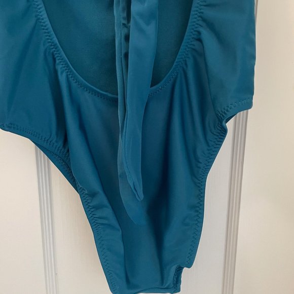 Shade and Shore Bandeau Tie Back Swimsuit S - Picture 5 of 14